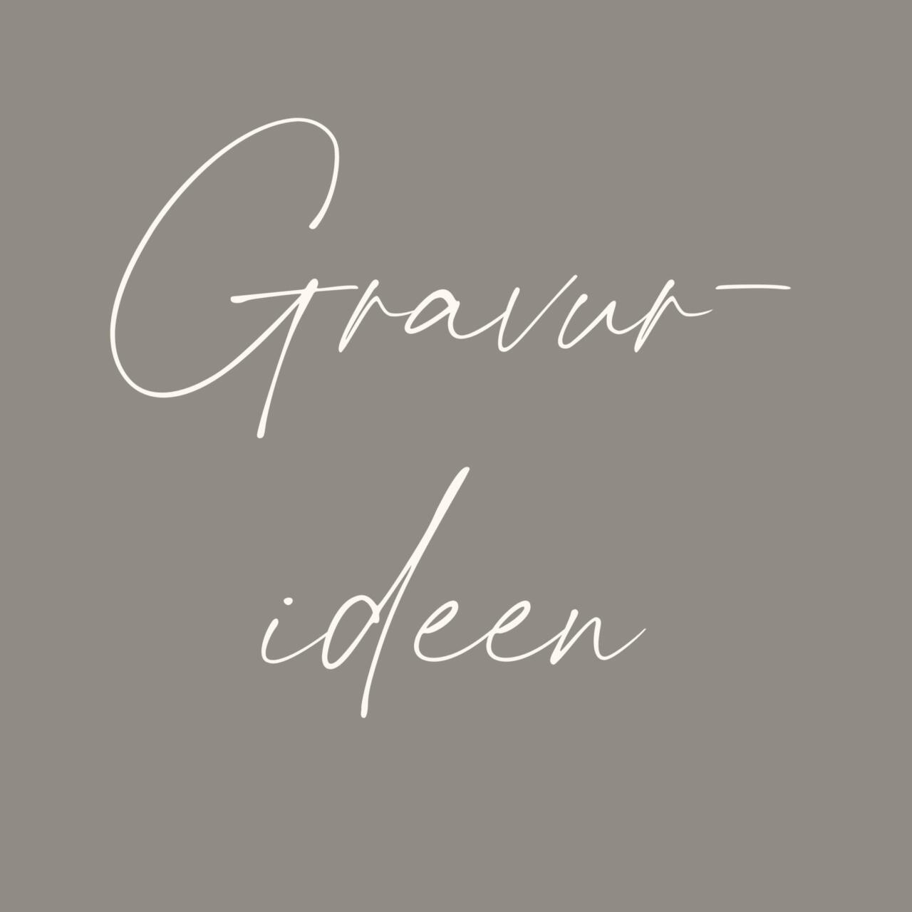 Die schönsten Ideen für Gravur auf Schmuck und Inschriften finden