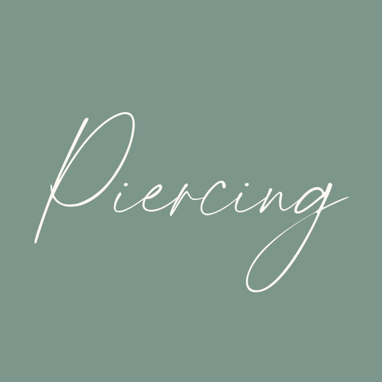 Piercing, Ohrpiercing, Helix, Tragus